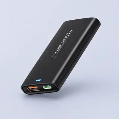 Зарядний пристрій ASOMETECH 67W GaN Ultra Slim Quick Charge QC3.0 PD PPS Mini USB Type-C для ноутбука Macbook iPhone 14 iPad Samsu