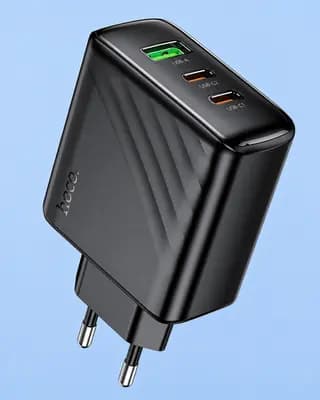 Мережевий зарядний пристрій HOCO CS26A Article PD45W(2C1A) charger Black