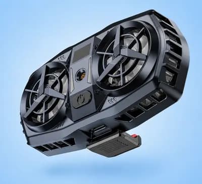 Кулер для мобільного GM36 Mustango mobile phone dual cooler Black
