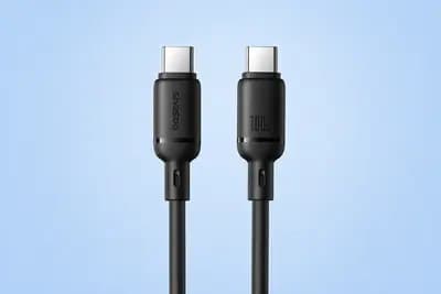 Кабель Baseus Silky Series Fast Charging Type-C to Type-C 100W (2m) black