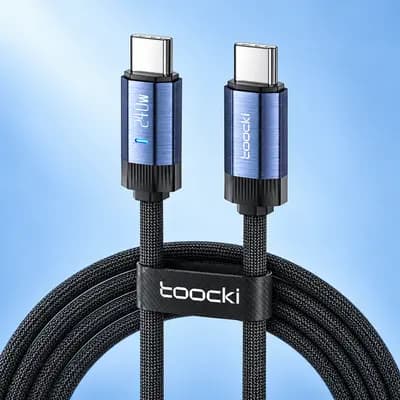 Кабель Toocki 240W 2 M. USВ Type C Cable For Realme Samsung S23 Huawei PD3.1 Fast Charger