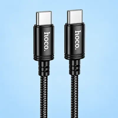 Кабель HOCO X89 Wind 60W charging data cable Type-C to Type-C(unpackaged) Black