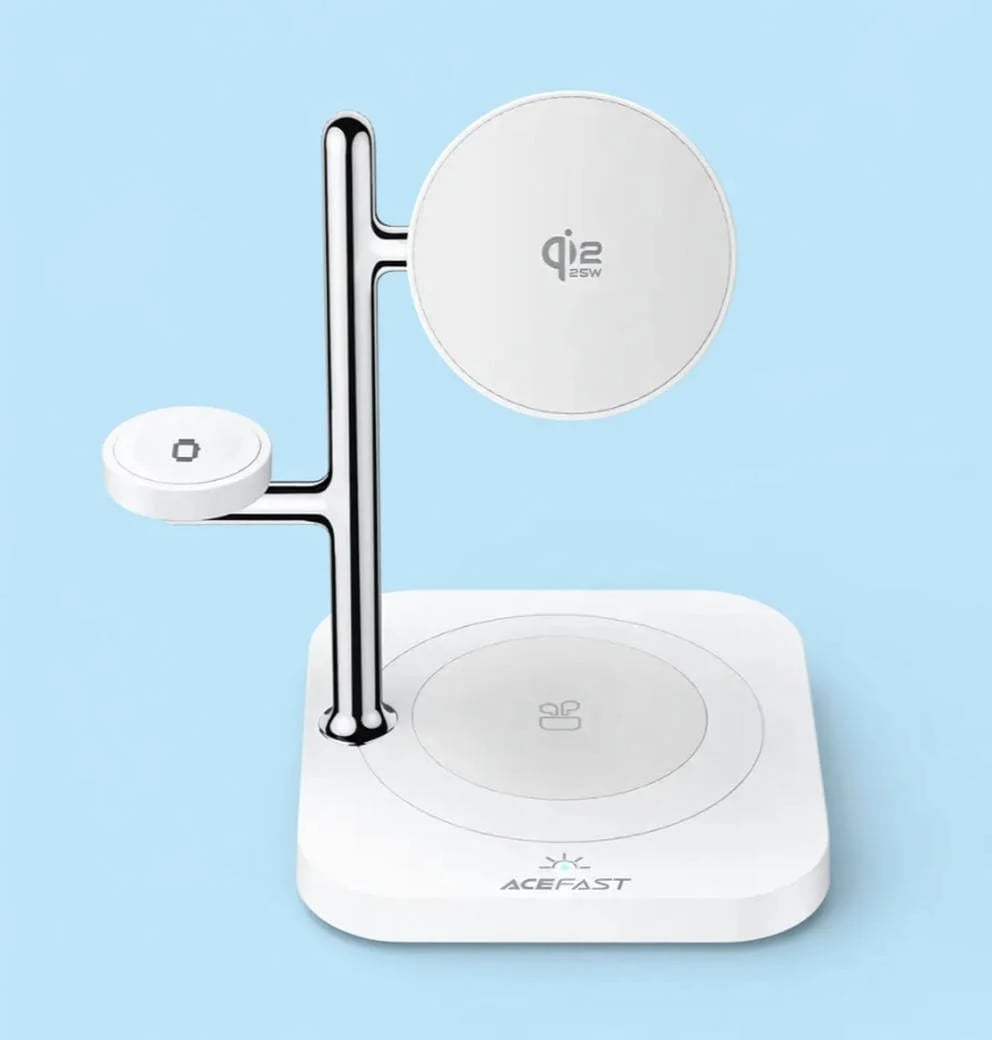 Бездротовий зарядний пристрій ACEFAST E39 desktop 4-in-1 wireless charging holder White