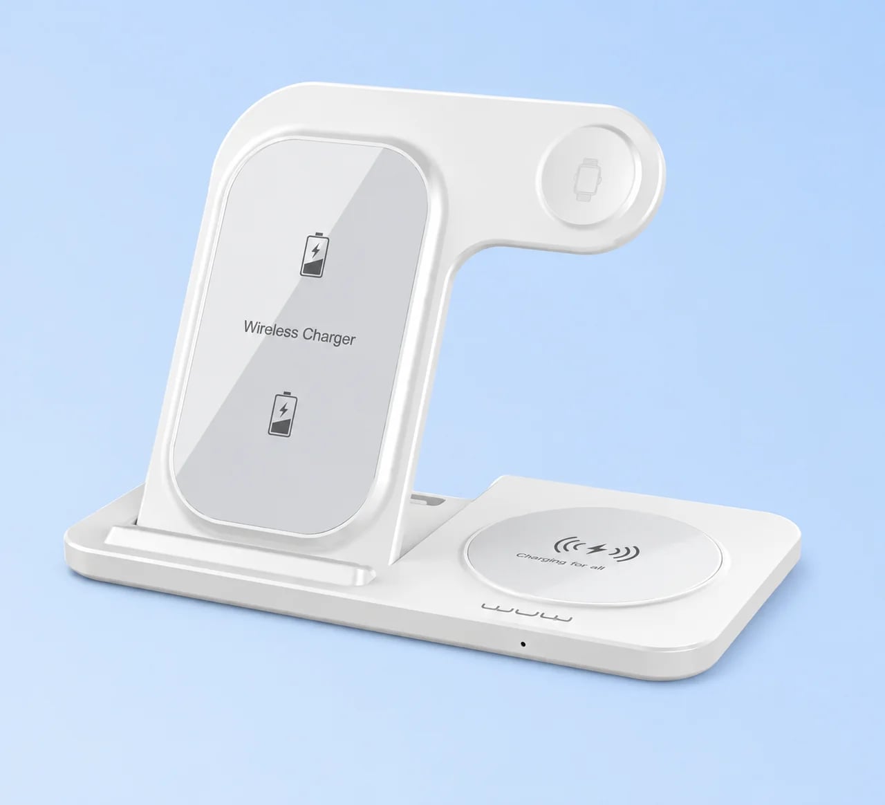 Бездротовий зарядний пристрій WUW-C250 3 in 1 desktop foldable wireless charger