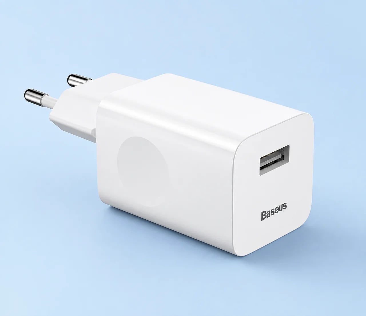 Мережевий зарядний пристрій Baseus Home Charger 1USB QC3.0 12V/2A White
