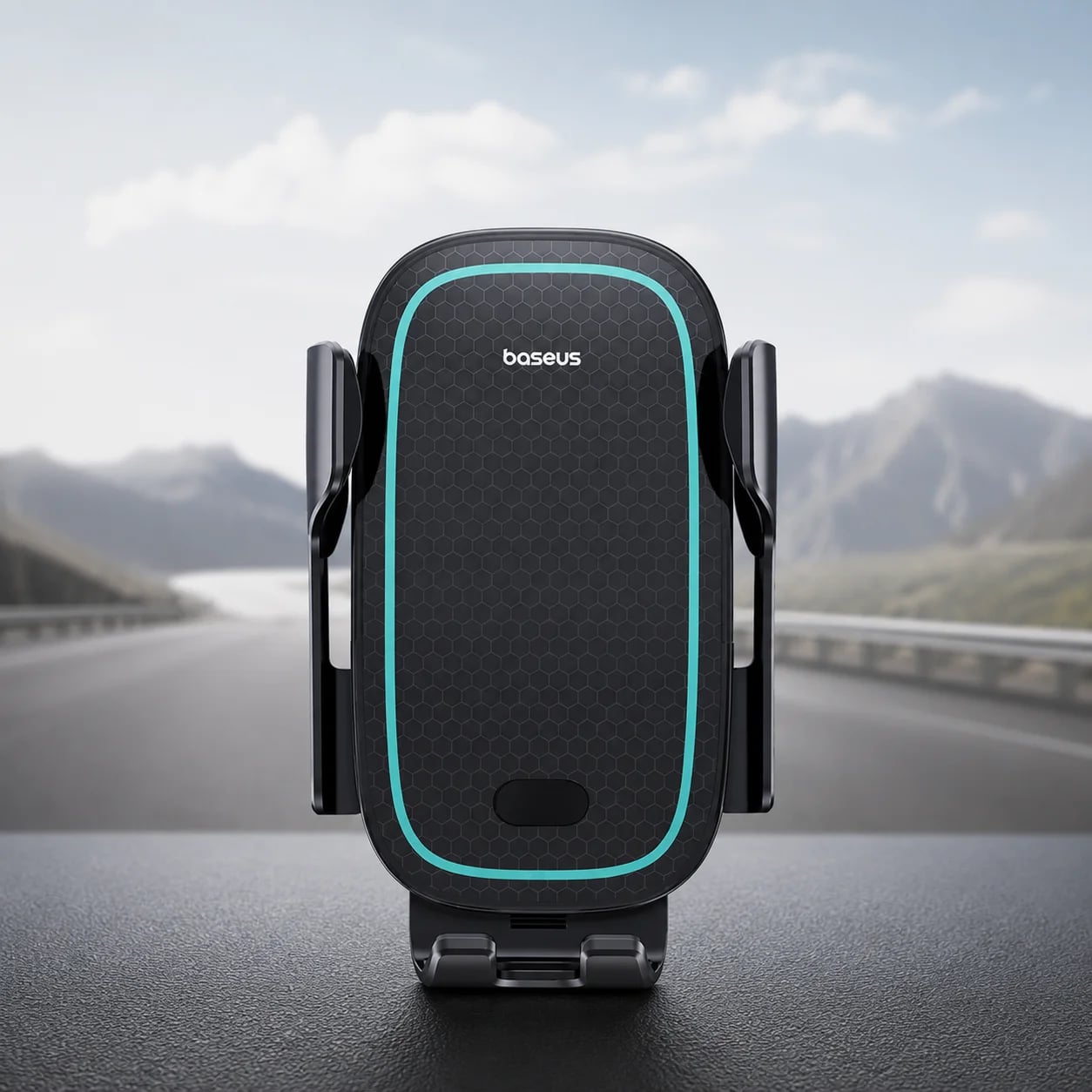 Автомобільний тримач з Бездротовим ЗП Baseus Milky Way Pro 15W