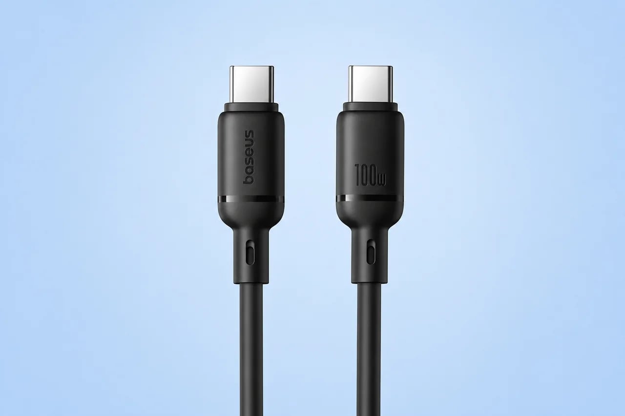 Кабель Baseus Silky Series Fast Charging Type-C to Type-C 100W (2m) black