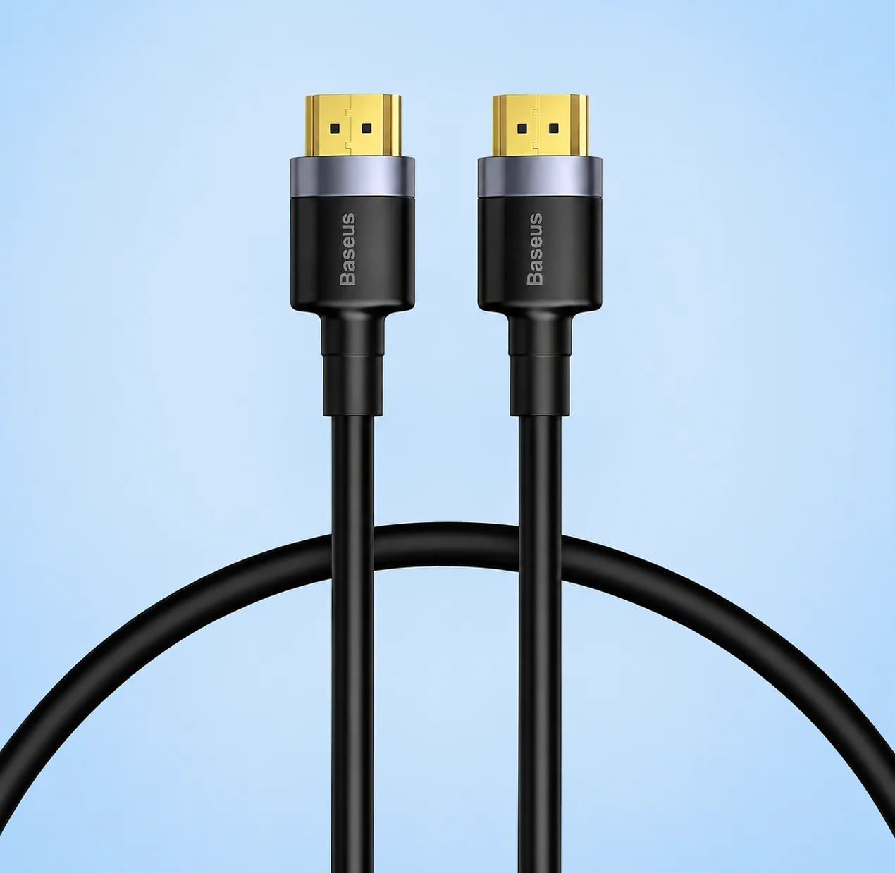 Кабель Baseus Cafule 4KHDMI Male To 4KHDMI Male Adapter Cable 5m Black