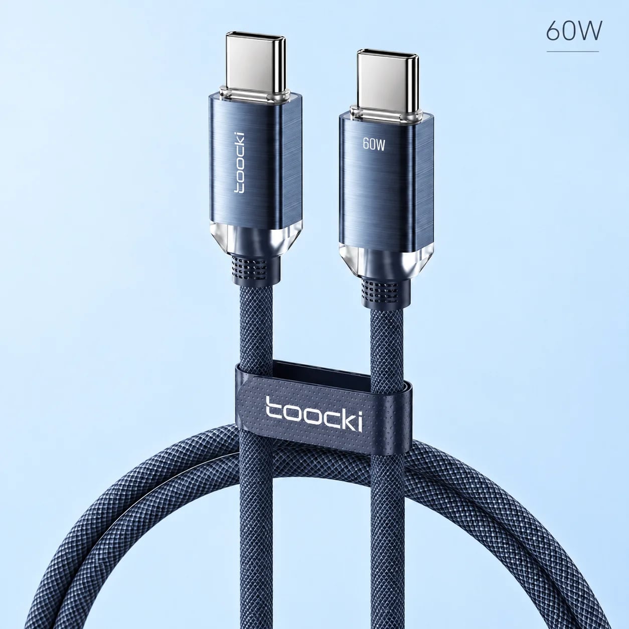Кабель Toocki USB Type-C Type-C 60W Fast Charging