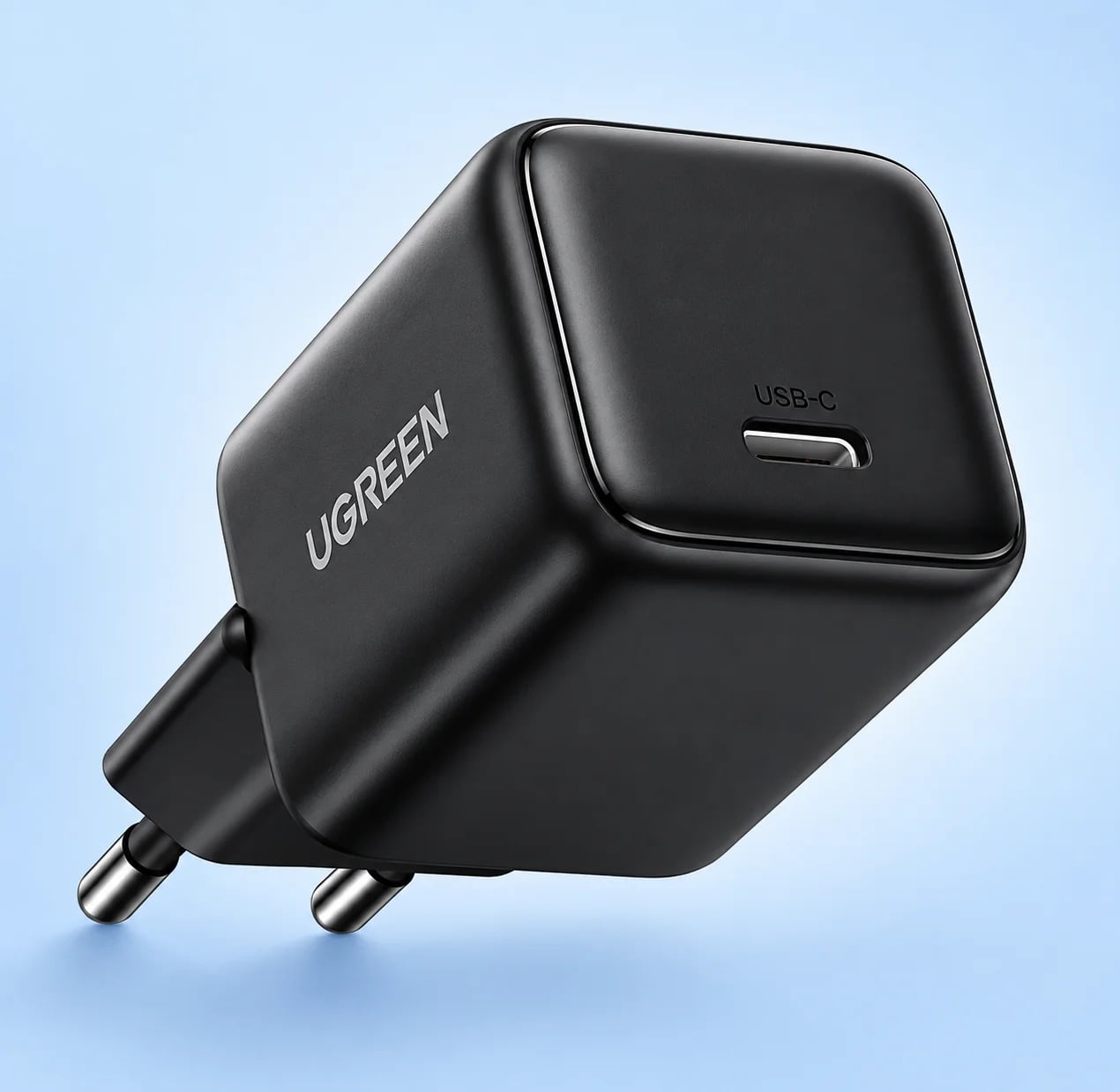 Мережевий зарядний пристрій UGREEN X513 30W USB-C GaN Fast Charger EU Black