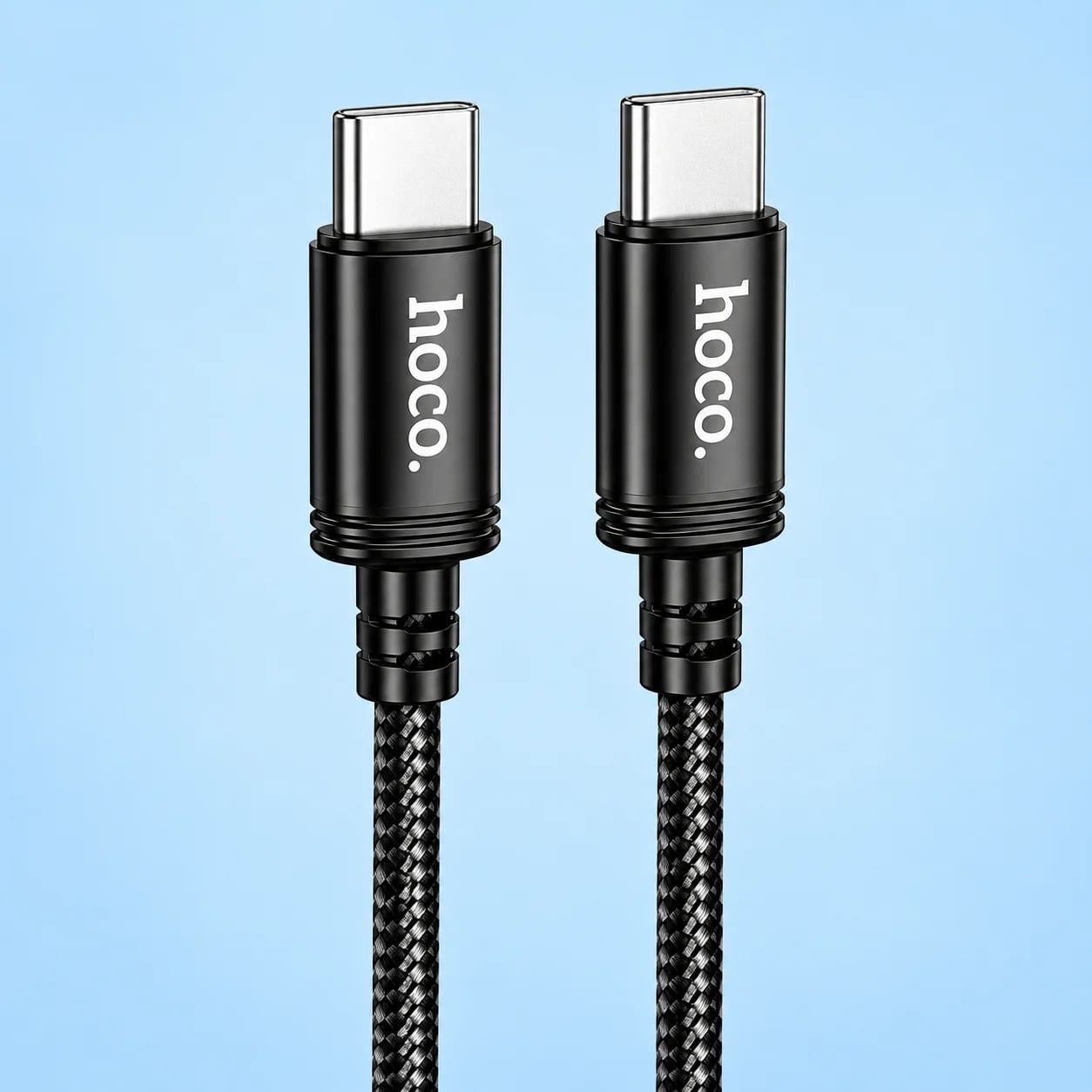 Кабель HOCO X89 Wind 60W charging data cable Type-C to Type-C(unpackaged) Black
