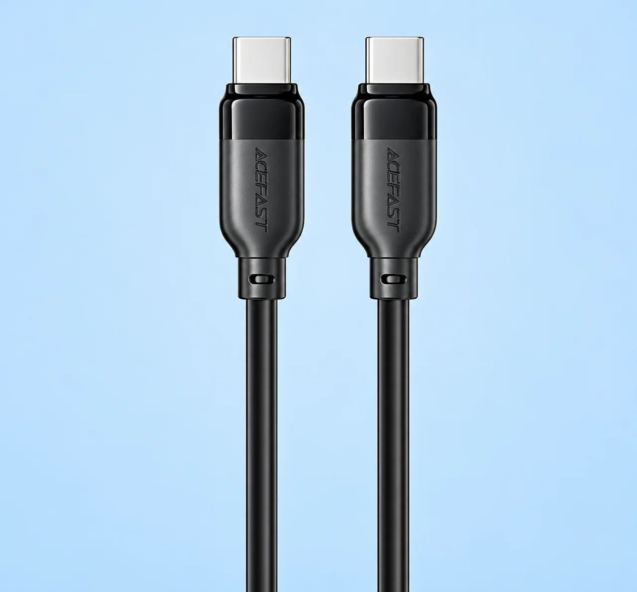 Кабель ACEFAST C16-03, Type-C to Type-C, 60W, 1.2m, TPE, TPU connectors, Black