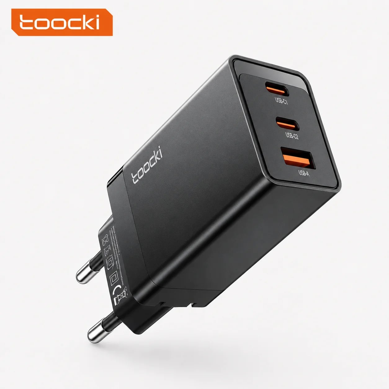 Зарядное устройство Toocki 67 Вт GaN USB C быстрой зарядки типа C для iPhone 16 14 Pro Max MacBook Samsung Xiaomi Huawei зарядное